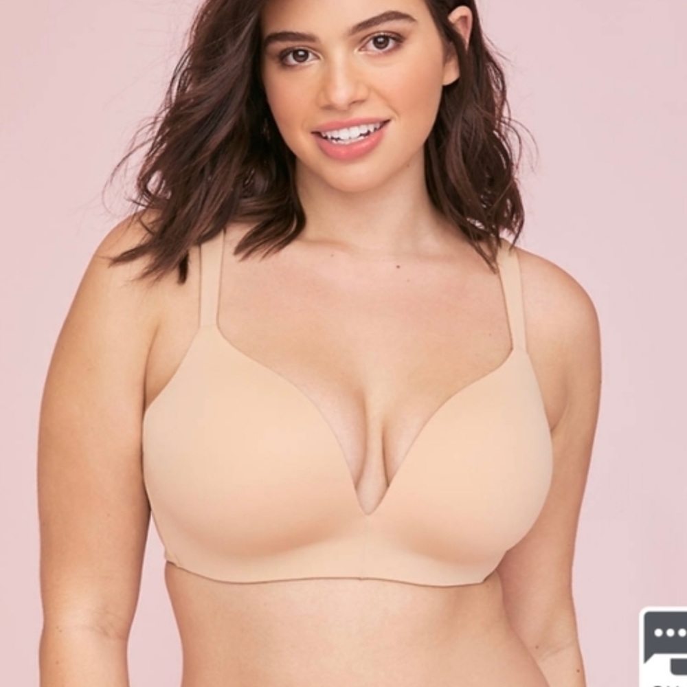 Cacique Simply Wire Free Plunge Bra, 40D